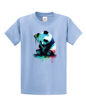 Sad Cute Panda Unisex Kids and Adults T-Shirt