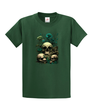 Stunning Magic Skull Unisex Kids and Adults T-Shirt