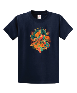 Wonderful Tropicana Retro Abstract Unisex Kids and Adults T-Shirt